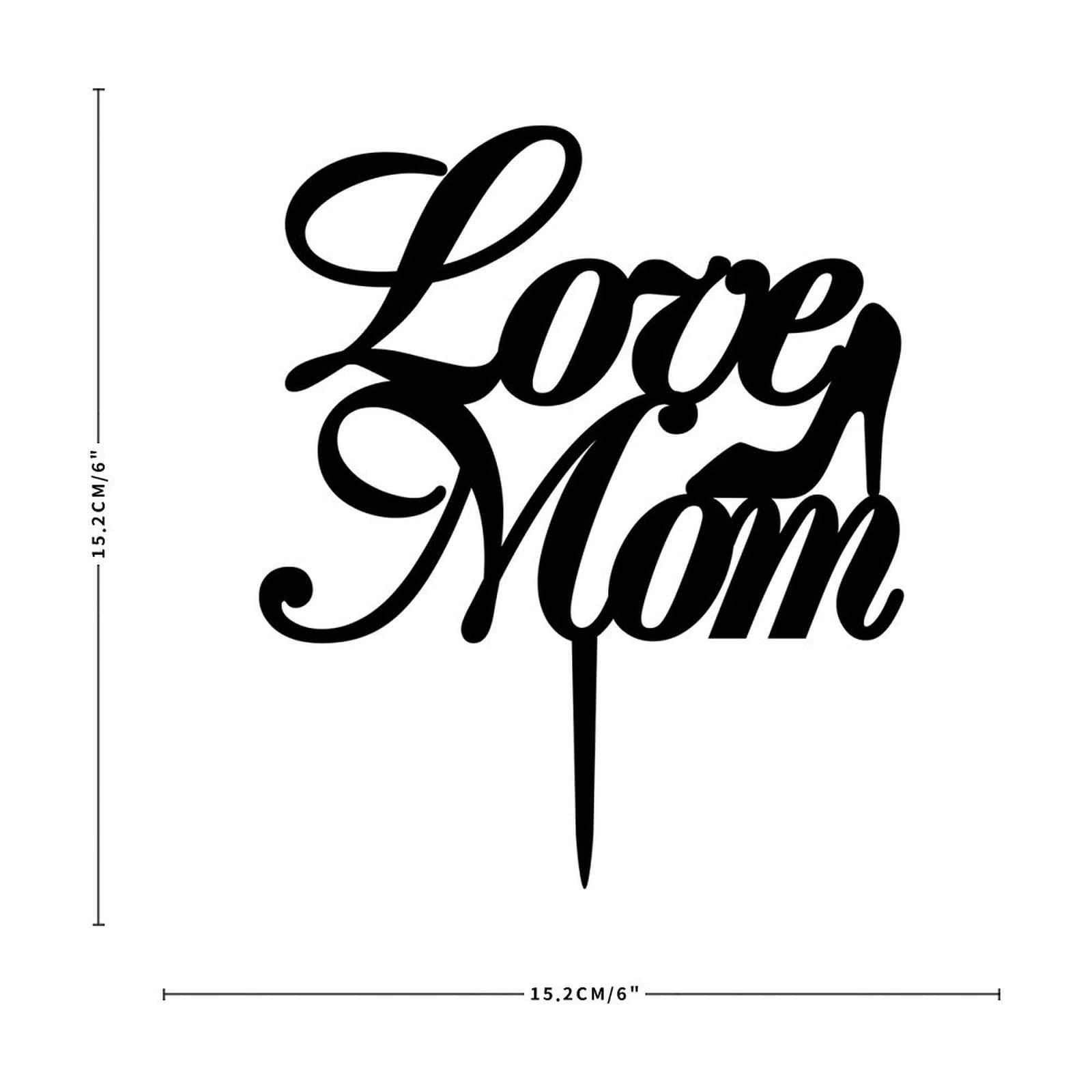 LetusZhogo Happy Mothers Day Cake Topper, Cake Topper, Mothers Day Cake Topper, Mother's Day Cake Topper, Mothers Day