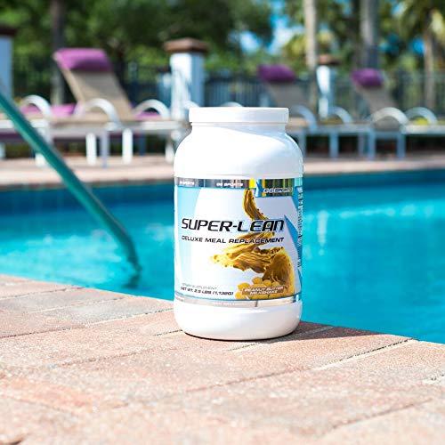 G6 Sports G6 Sports Nutrition Super-Lean Deluxe Meal Replacement (32g Protein, 7g Fiber, 25 Added Vitamins & Minerals) – 2.5lb Jar – Peanut Butter Milkshake