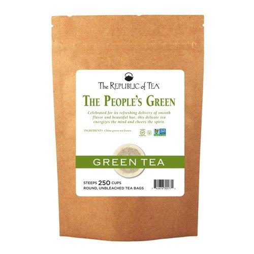 The Republic of Tea The Republic of Tea The People's Green Tea Bulk, 250 Tea Bags, Premium Smooth China Green Tea Leaves