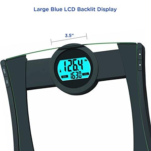 EatSmart EatSmart Precision CalPal Digtal Bathroom Scale with BMI and Calorie Intake, 440 Pound Capacity