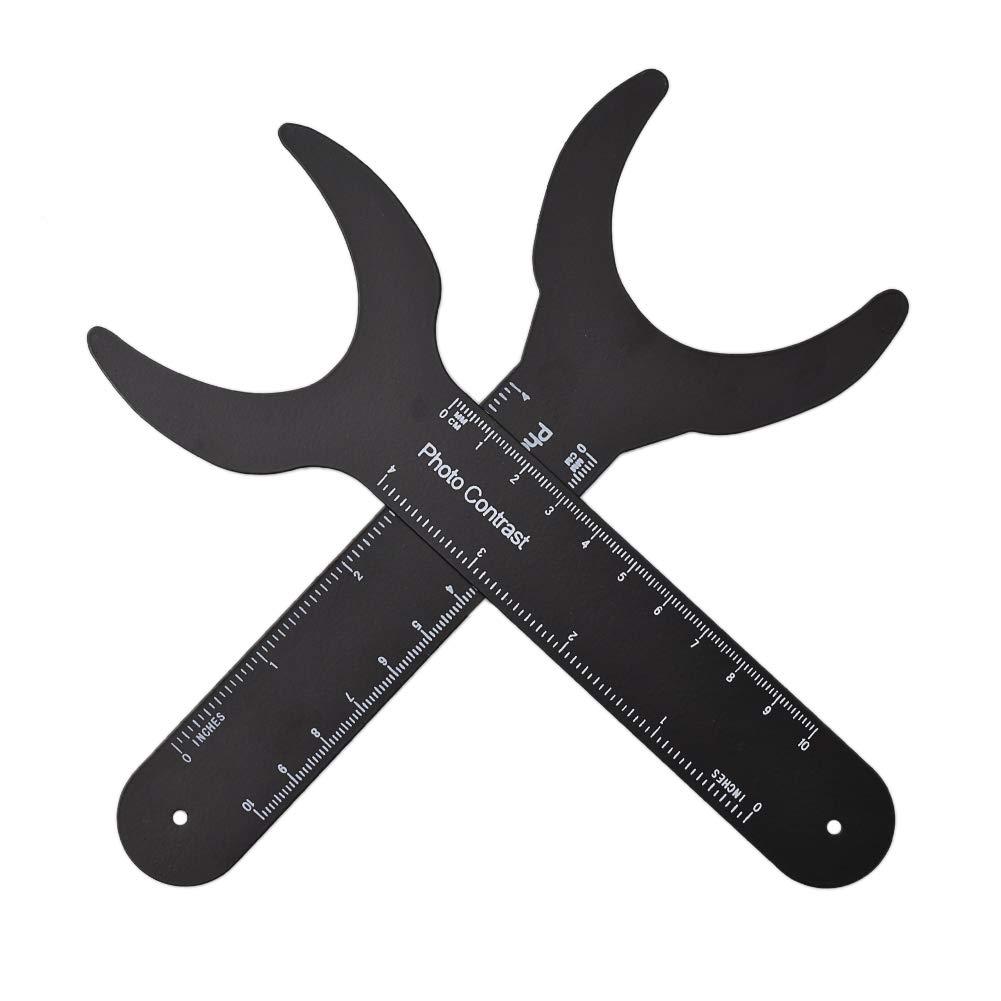 RZJZGZ RZJZGZ (6Pcs) Dental Photo Contrast Black Background Board Autoclavable Dental Orthodontic Oral Cheek Retractors Photographic Black Background Backdrop