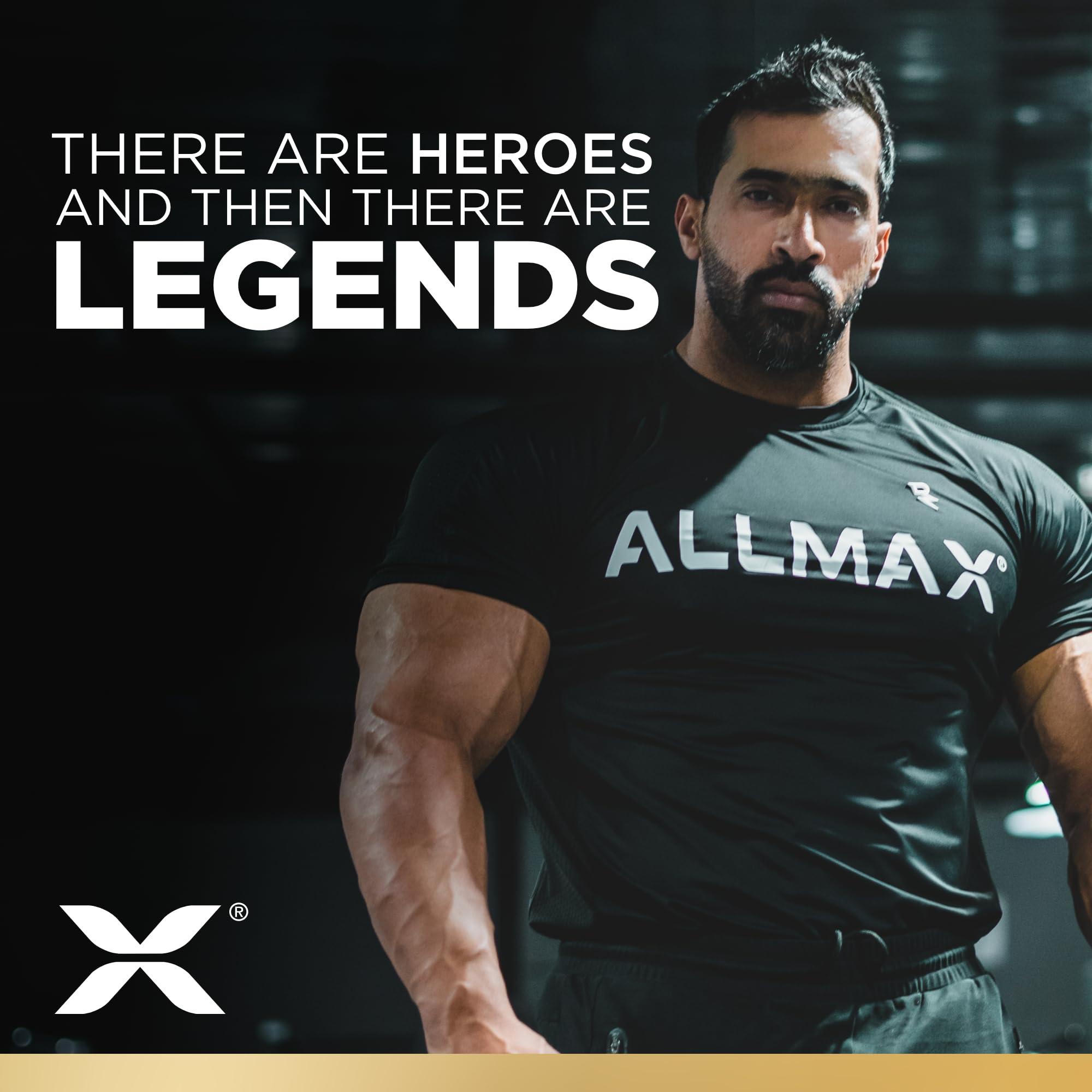 ALLMAX Nutrition ALLMAX ISOFLEX Whey Protein Isolate, Strawberry - 2 lb - 27 Grams of Protein Per Scoop - Zero Fat & Sugar - 99% Lactose Free - Gluten Free & Soy Free - Approx. 30 Servings