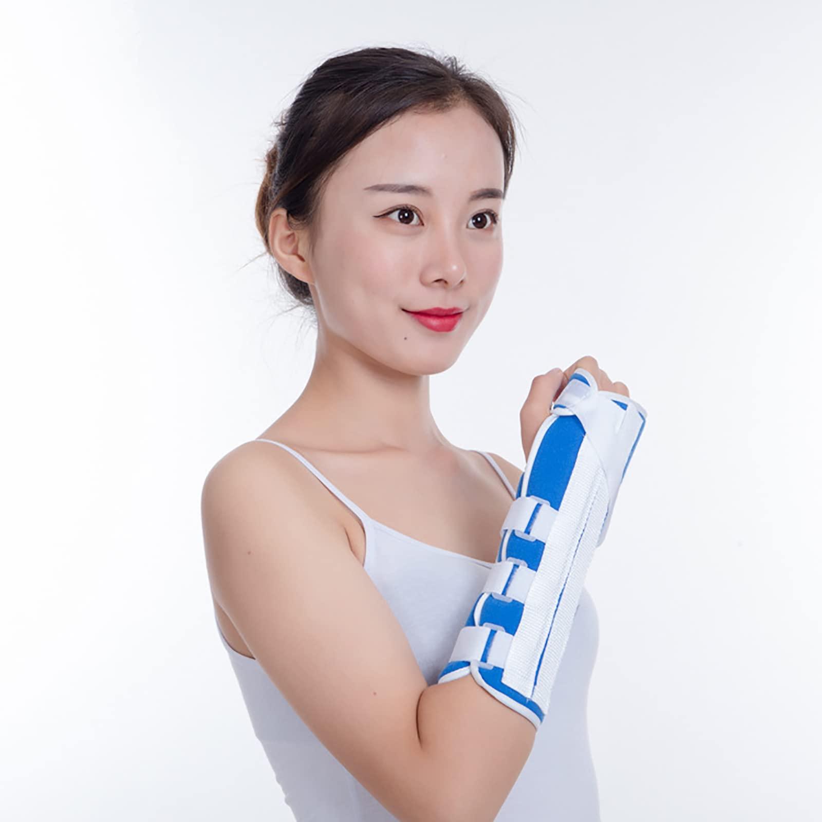 HAILM HAILM Elbow Brace, Night Splint Support for Cubital Tunnel Syndromean, Stabilizer Brace for Fix Elbow, Prevent Excessive Bending at Night,Left,L