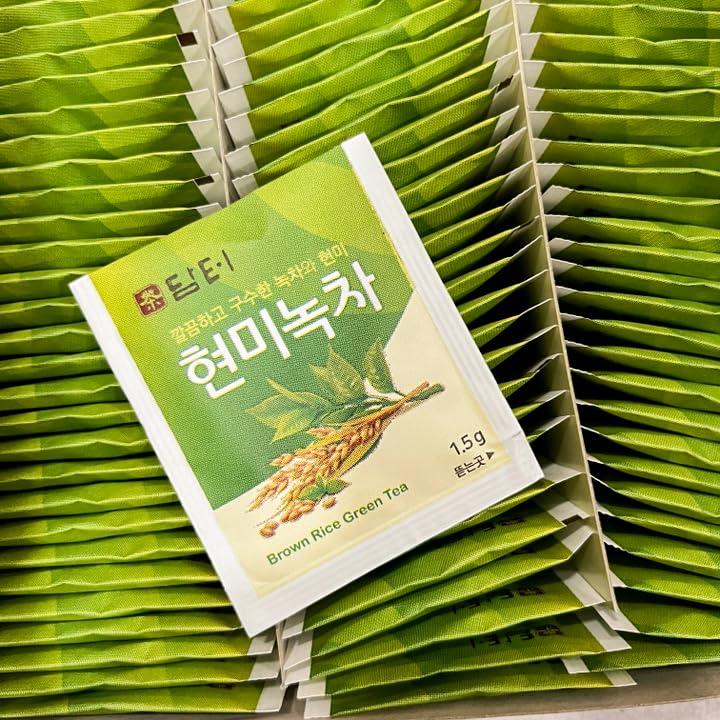 Damtuh Damtuh Korean Brown Rice Green Tea Genmaicha Tea 150 Tea Bag (Pack of 1)