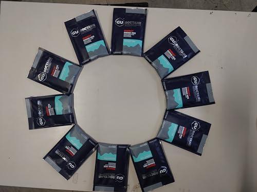 GU Energy GU Energy Roctane Ultra Endurance Energy Drink Mix, Vegan, Gluten-Free, Kosher, and Dairy-Free n-the-Go Energy for Any Workout, 10 Single-Serving Packets, Summit Tea