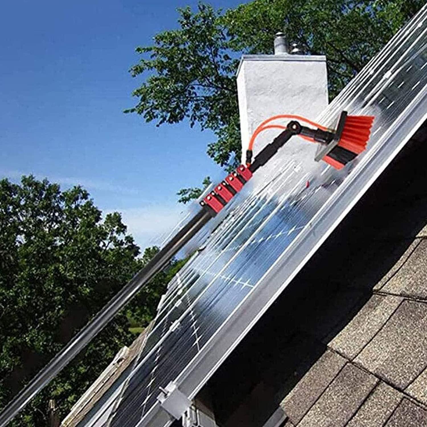 LR.store water fed pole kit window cleaning brush outdoor Water Fed Pole Kit, Window Clean Washing Set Equipment Telescopic Extension Pole Cleaning Kit For Window Cleaning, Photovoltaic Panel Cleaning, Trucks