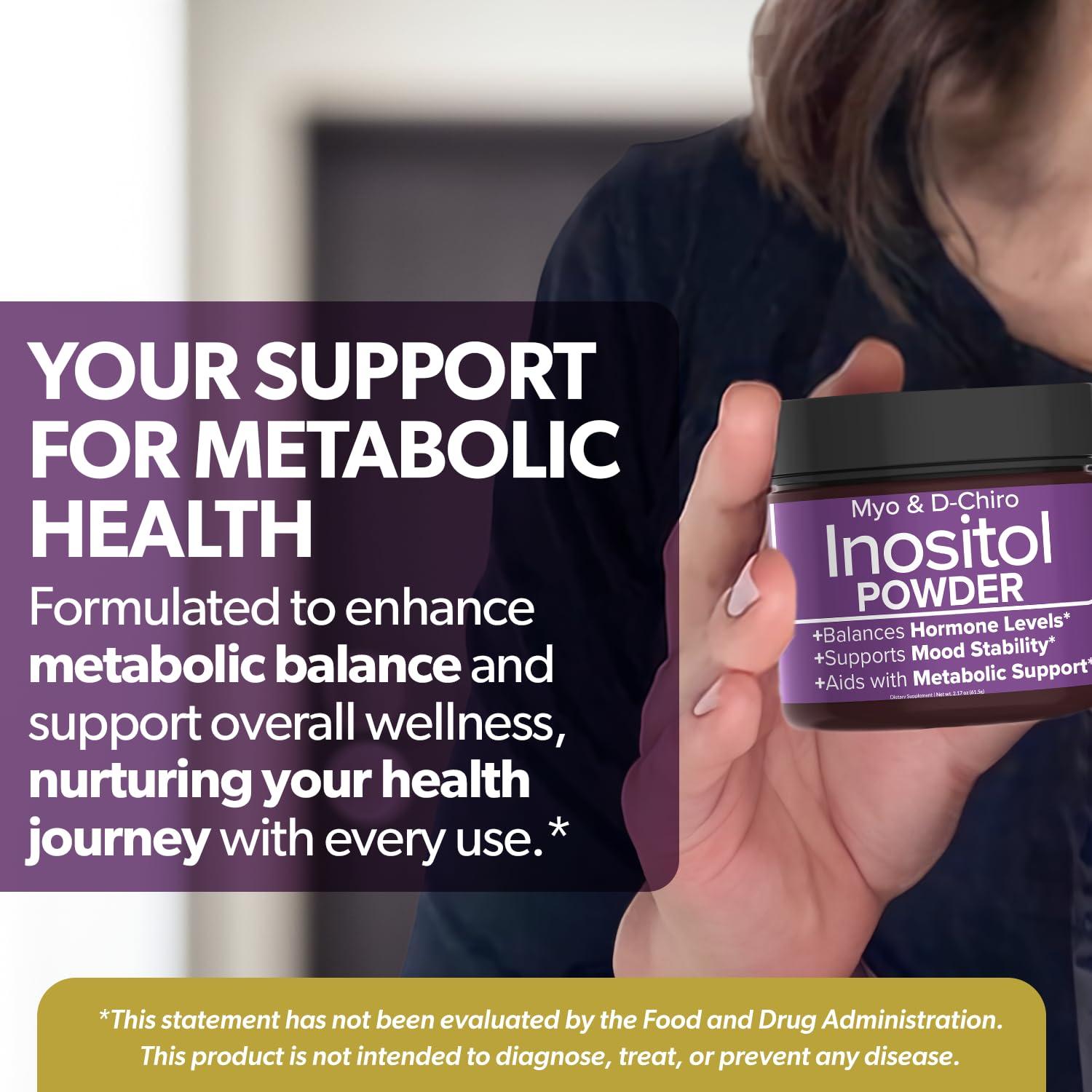 Intimate Rose Intimate Rose Inositol Supplement for Women Powder - Myo-inositol & D-Chiro Inositol - Hormonal Balance & Healthy Ovarian Function Support for Women - Ideal 40:1 Ratio - Made in USA