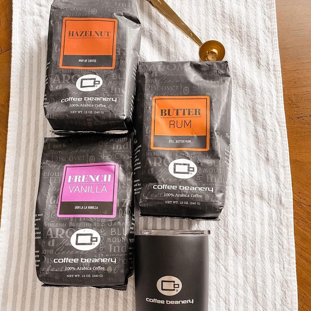 Coffee Beanery Coffee Beanery French Vanilla Flavored Coffee, 1-1.75oz Try Me Size Coffee Sampler, Light-Medium Roast