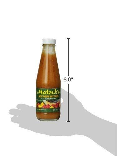 Matouk's Matouk's West Indian Hot Sauce Salsa Picante 10 Ounce (Pack of 3)