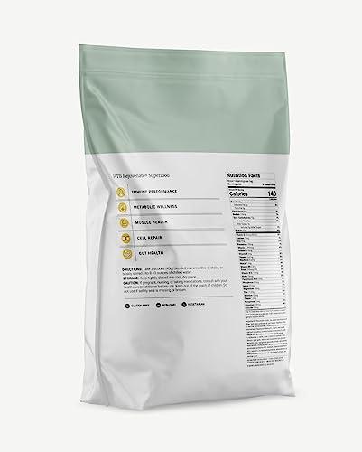 BIG BOLD HEALTH BIG BOLD HEALTH HTB Rejuvenate Superfood Advanced Protein Shake Mix- Superfood Protein Powder, Plant-Based Protein Shake for Immune Rejuvenation, French Vanilla Flavor