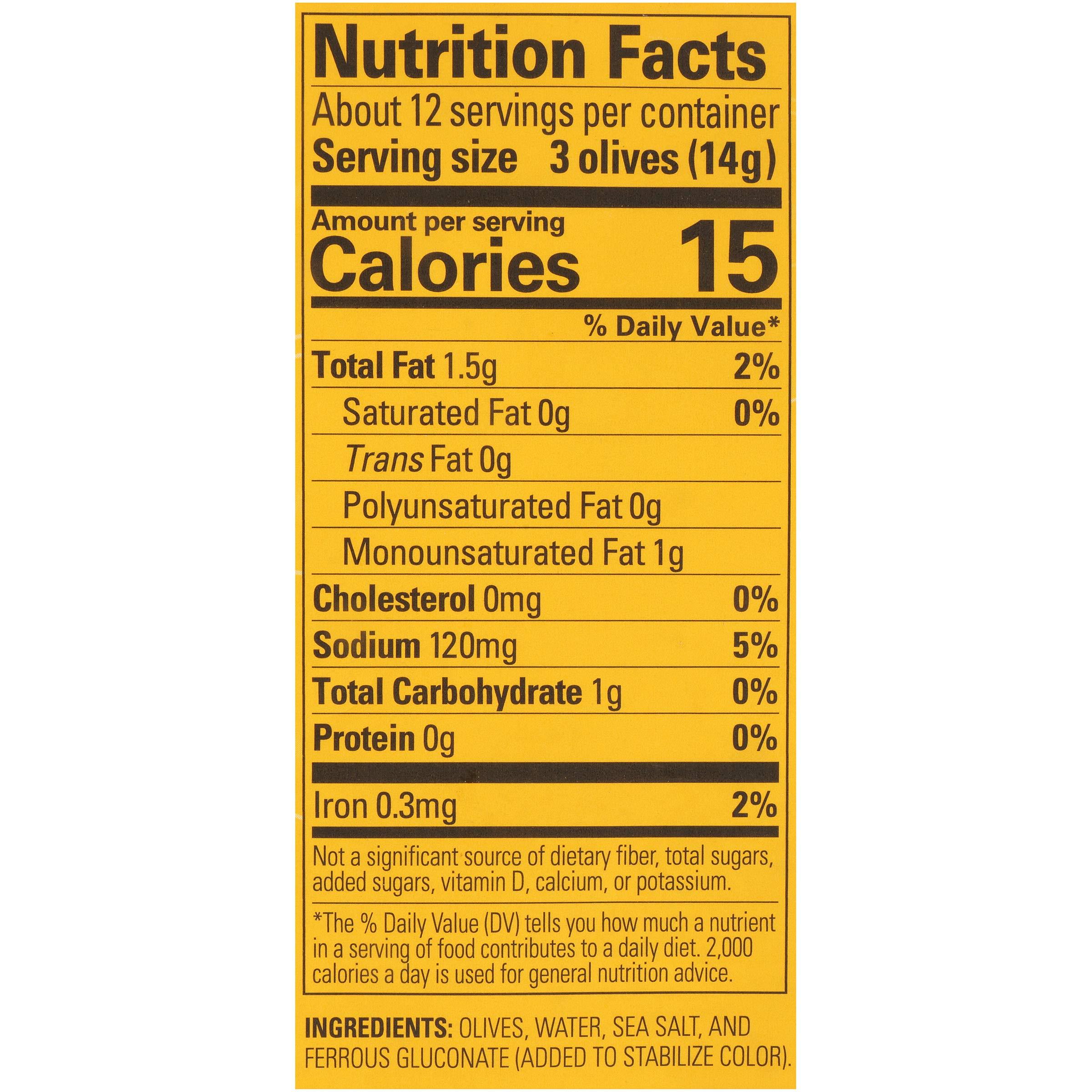 PEARLS Pearls Extra-Large Ripe Pitted Olives, Pack of 8, 6 oz Cans