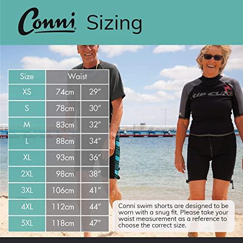 CONNI Conni Adult Containment Swim Short for Incontinence, Great Comfort and Protection, Black, X-Large