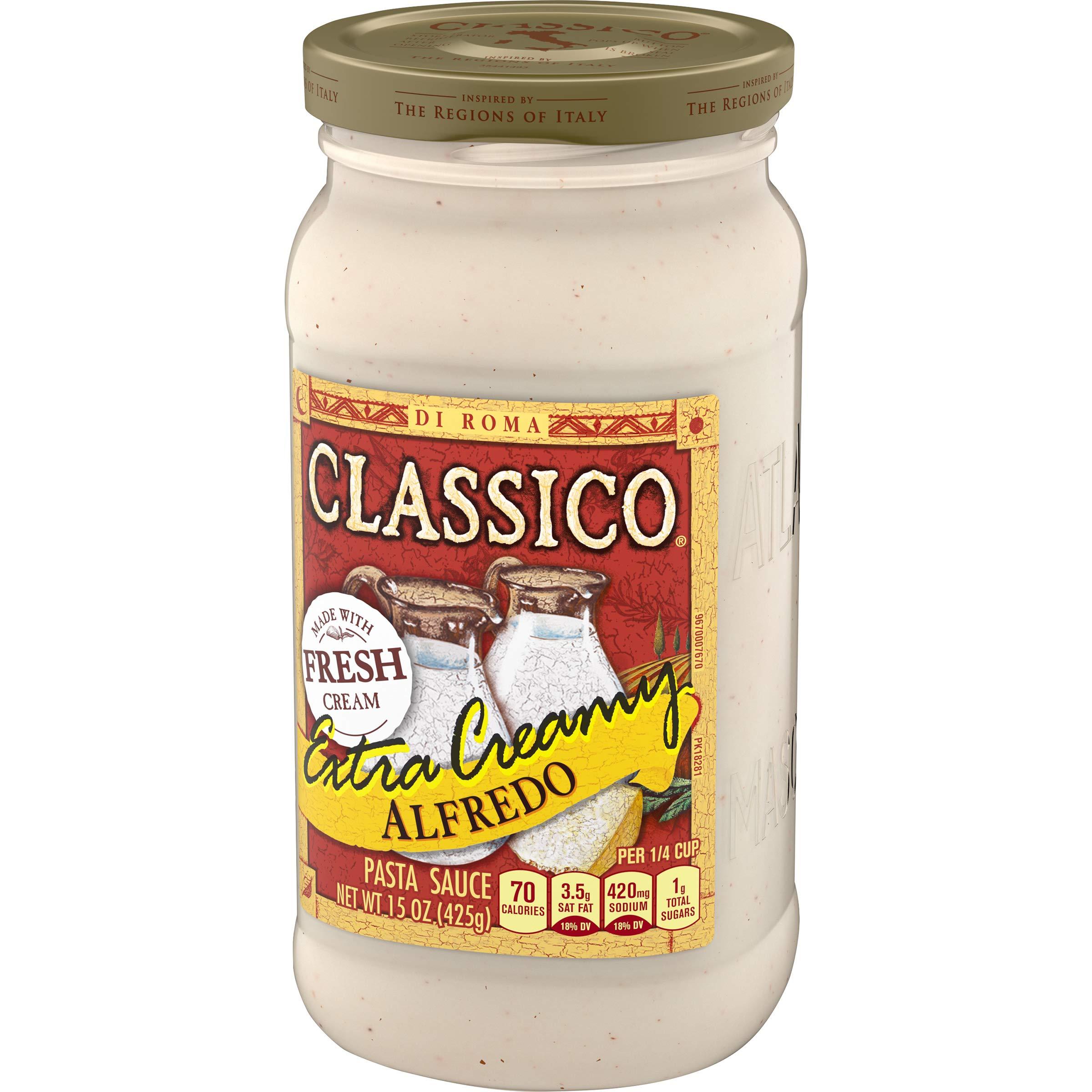 CLASSICO Classico Extra Creamy Alfredo Pasta Sauce (15 oz Jar)