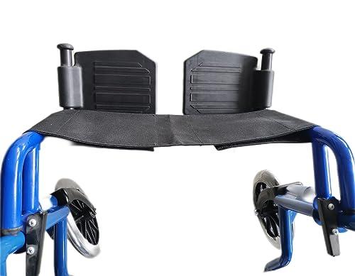 ForconMed Calf Strap for Wheelchair and Transport Chair,16"-20" seat Width Universal,Leg Strap Support Lower Leg,Widened Size:L32.7"*W6.3",Oxford Cloth Material,Wheelchair Universal Replacement Parts 1Ea,Black