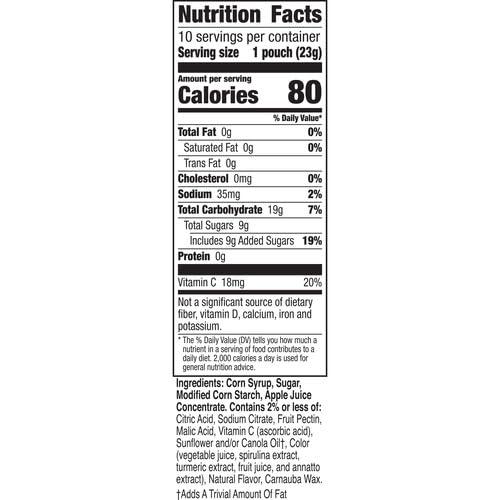 General Mills Jurassic World Fruit Flavored Snacks, Treat Pouches, Gluten Free Snack, 10 Ct, 8 oz