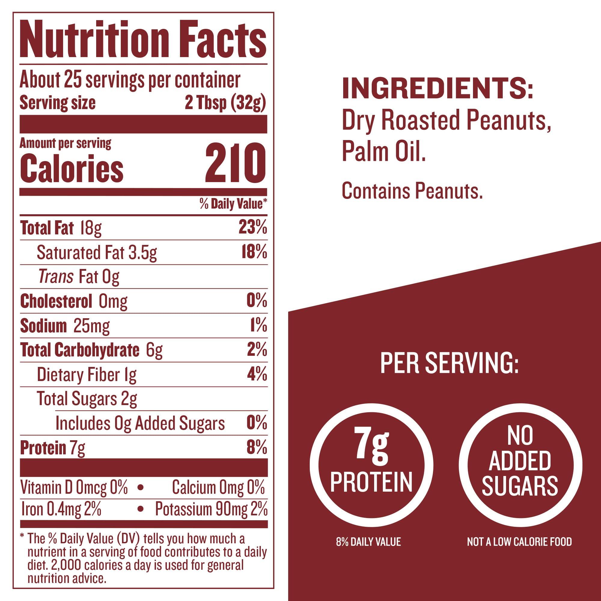 Justin's Justin\'s Classic Peanut Butter Creamy Spread, No Stir, Gluten-Free, 28 Ounce Jar, 1 Pack