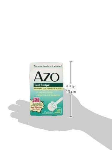 AZO AZO Urinary Tract Infection Test Strips, 3-Count Boxes (Pack of 2)(Packaging may vary)