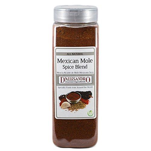 D'allesandro Dry Mexican Mole Spice Blend, 22 Ounce Jar