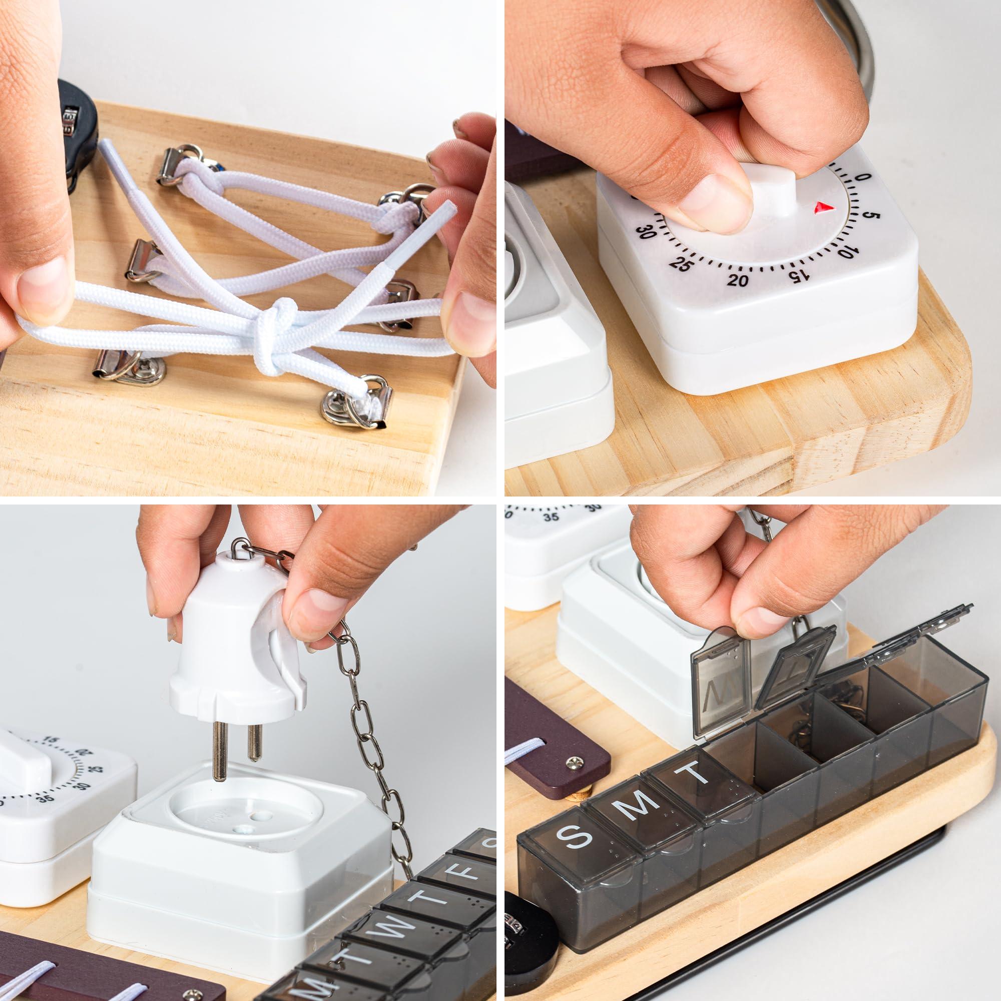 Assistex Assistex Fidget Memory Games for Seniors - Dementia Activities for Seniors - Memory Games for Adults with ADHD, Autism - Alzheimers Products and Sensory Activities for Adults with Dementia