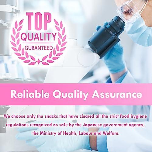 SHOGUN CANDY SHOGUN CANDY, 40Pcs Japanese Snacks and Japanese Candy, Popin Cookin Japanese Snack Box, Kawaii Dagashi Box, (HIME(Gluten free))