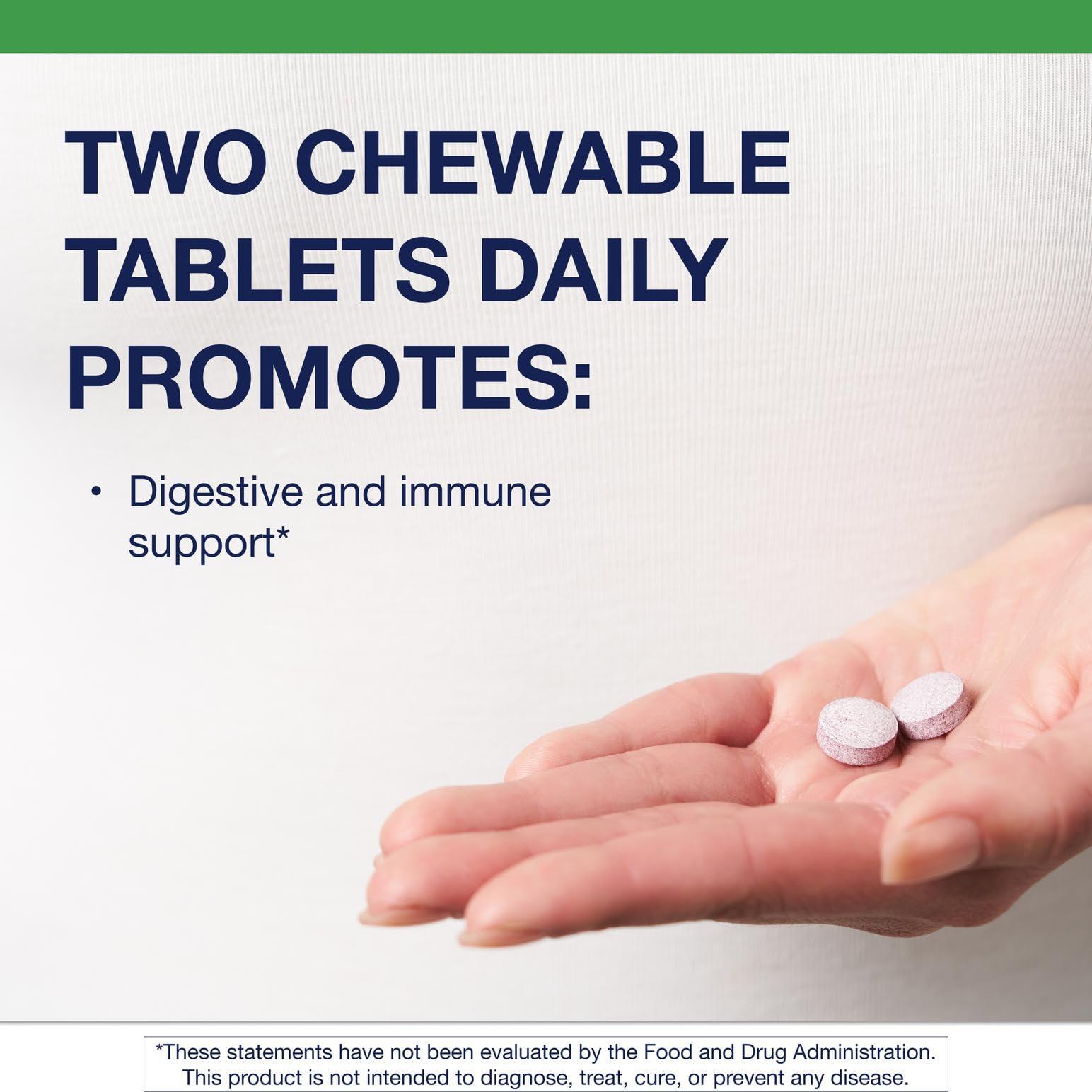 Metagenics Metagenics MetaKids Probiotic - 10 Billion CFU - Children\'s Probiotic Blend - Digestive Health & Immune Health* - for Ages 3 & Up - 60 Tablets