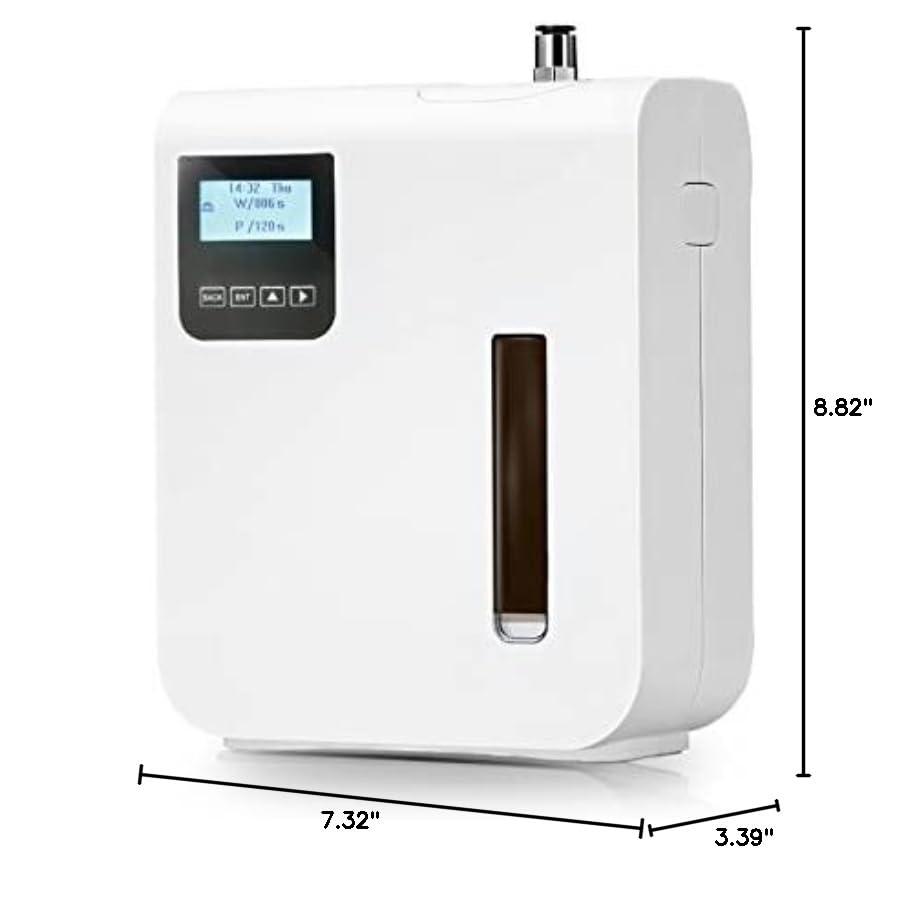 USMLMOOT USMLMOOT Smart Scent Air Machine for Home - Waterless Essential Oil Diffuser with Cold Air Diffusion Technology, HVAC Scent Diffuser 300ml for Large Room, Professional Atomizing Cover Up to 2,000 SF.