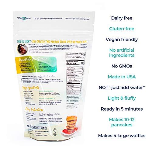 Vicky Cakes Vicky Cakes Original Dairy-free Pancake and Waffle Mix (Pack of 3)