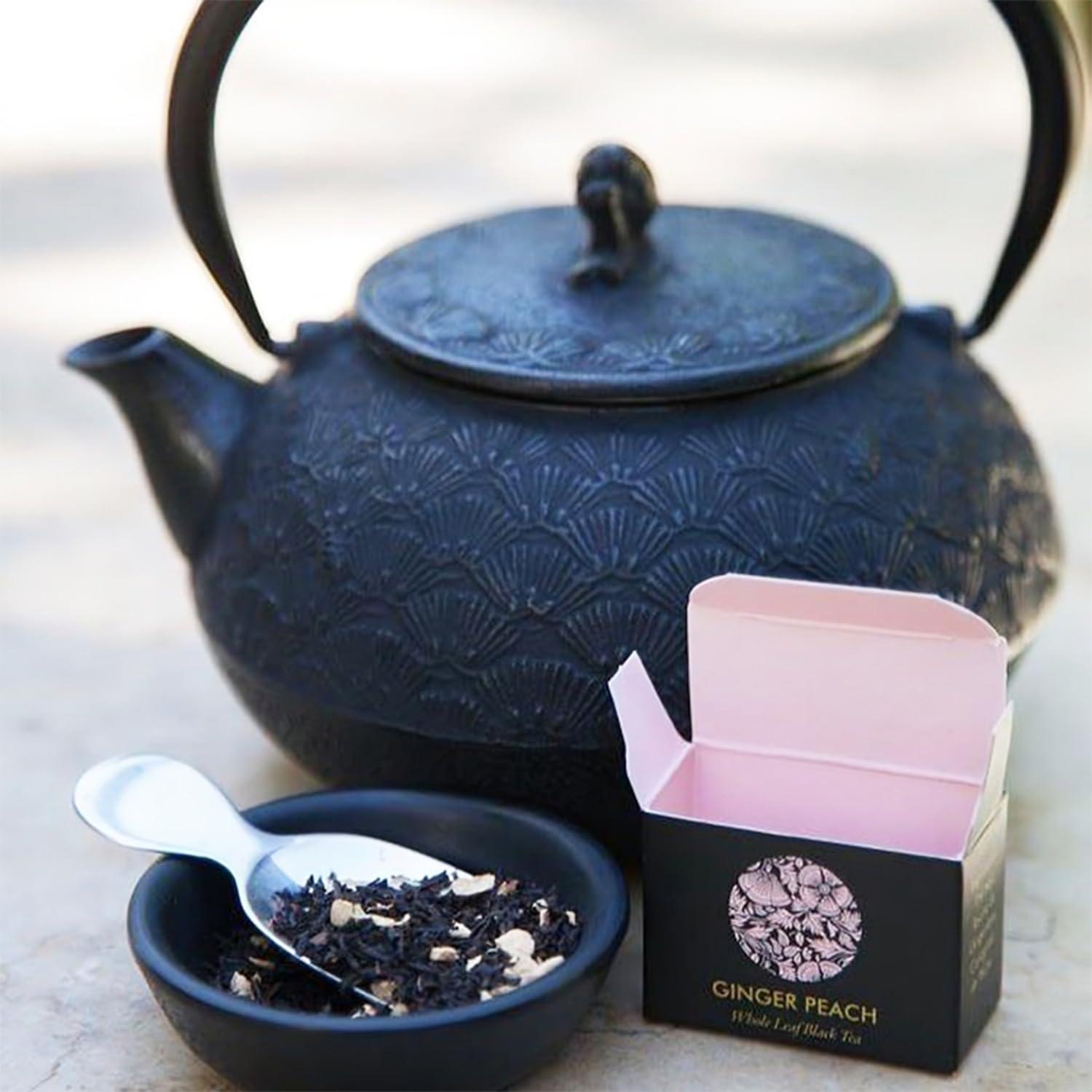 CÉRÉMONIE TEA BLENDS & HERBAL INFUSIONS Ceremonie Tea Gourmet Variety Sampler Pack - A Collection of 10 Assorted Single Serve Flavors - 20 Petite Mini Cubes with 2 Cubes of each Flavor - Ideal Gift for Tea Lovers