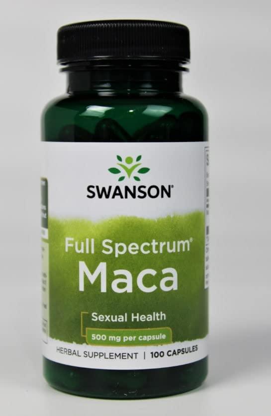 Swanson Swanson Maca 500 Milligrams 100 Capsules