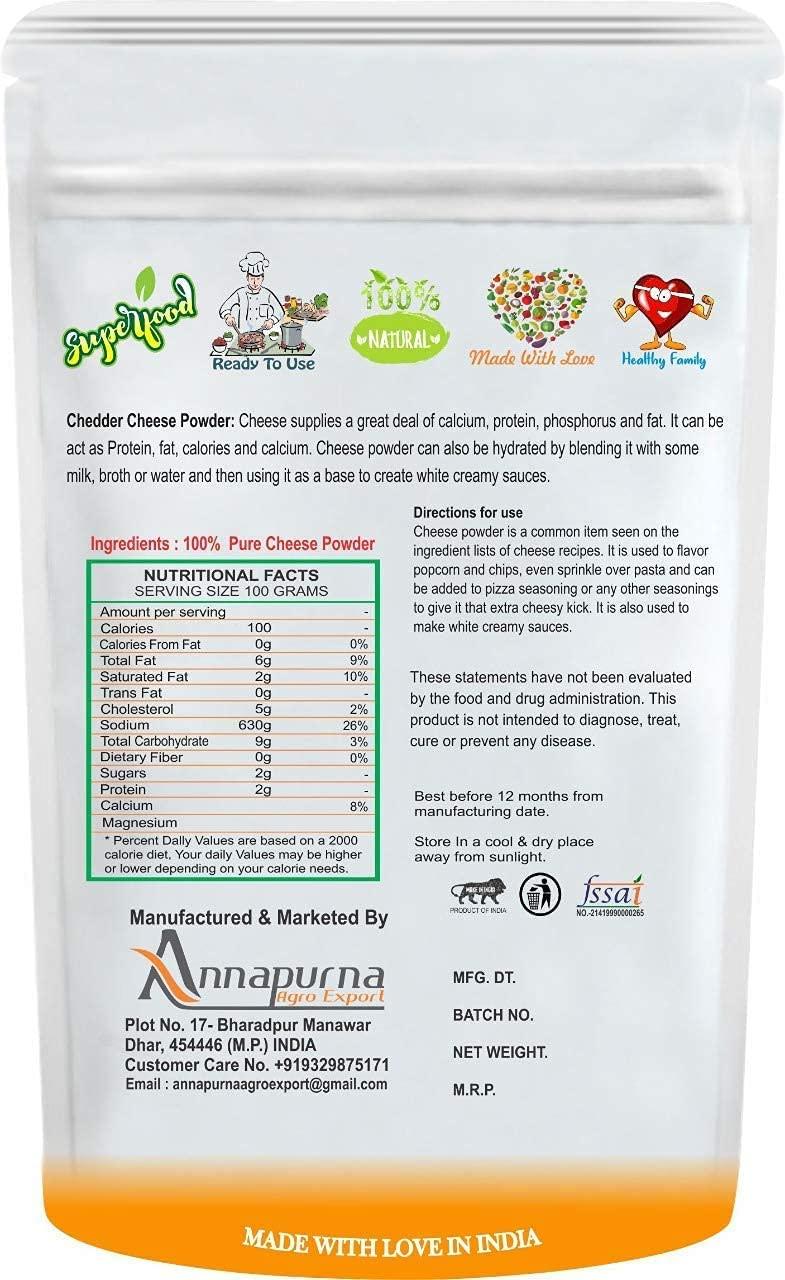 BETT BETT B Naturall Cheddar Cheese Powder | Cheese Powder for Popcorn - 100 GM by B Naturall