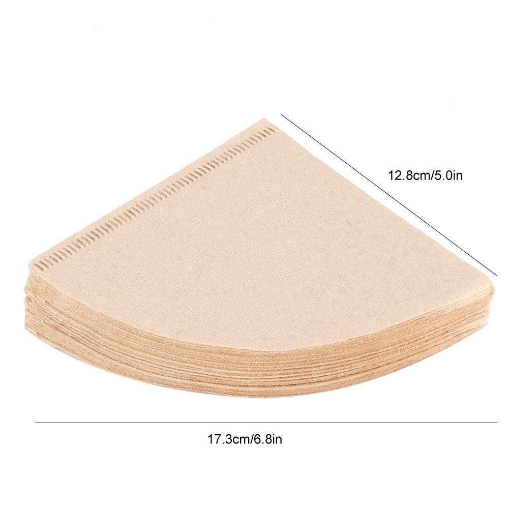 Fdit Fdit 80 Count Cone Coffee Filters Coffee Filters Paper for Pour Over and Drip Coffee Maker(V02)