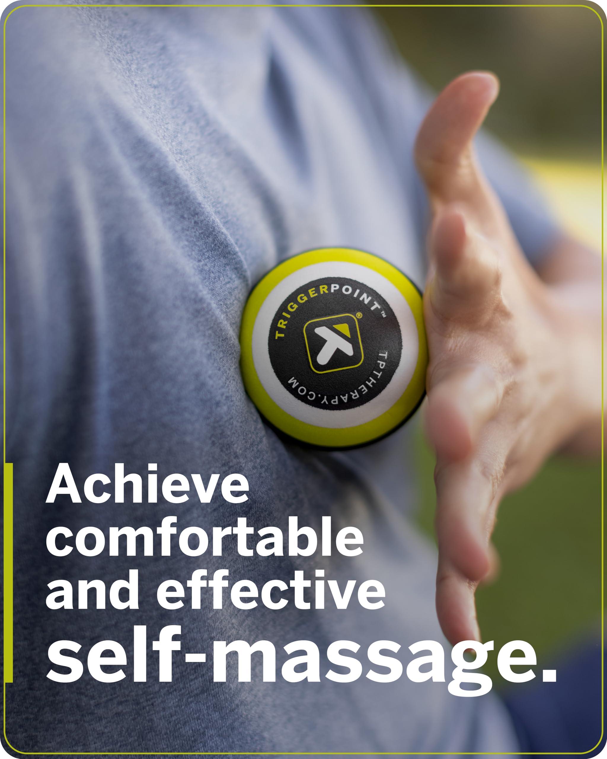 Trigger Point Performance TriggerPoint MB1 EVA Foam Massage Ball - Deep Tissue Self Massage Mimics Massage Therapist Hands - Targets Hard-to-Reach Small Muscle Tightness, Eases Joint & Muscle Pain - Lightweight, Easy to Clean