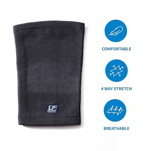 LP SUPPORT LP 647 Knee Brace For Arthritis Pain, Knee Pain Relief, Injury Recovery - Knee Sleeve For Weightlifting, Basketball, Hiking, Biking, Running, For Men Women (Blue, S, 1pcs)