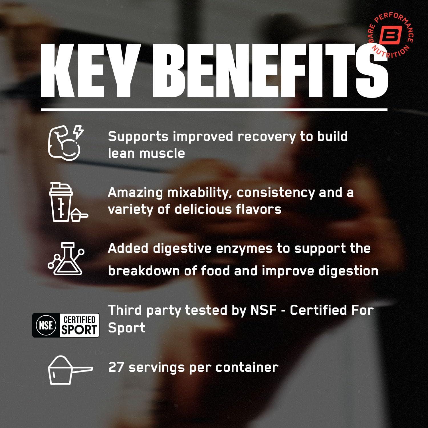 BARE PERFORMANCE NUTRITION BARE PERFORMANCE NUTRITION BPN Creatine Monohydrate & Whey Vanilla Protein Powder Bundle