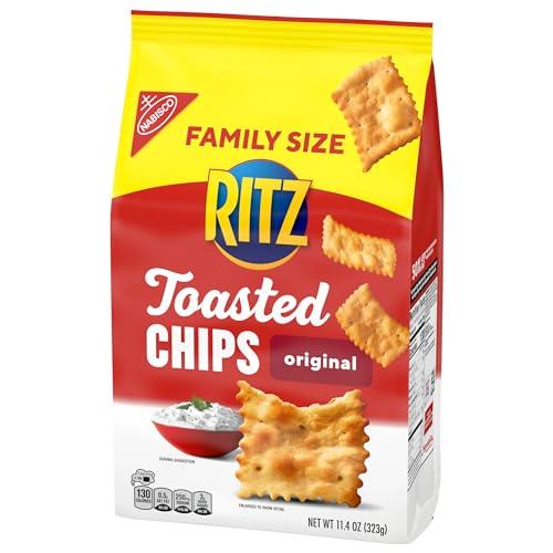 Ritz RITZ Toasted Chips Original Crackers, Family Size, 11.4 oz