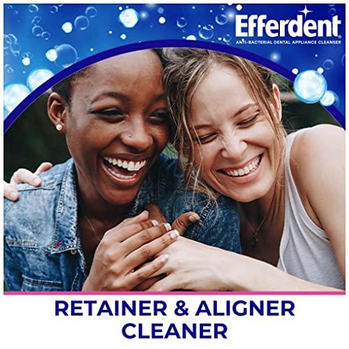 efferdent Efferdent Retainer Cleaning Tablets, Denture Cleanser Tablets for Dental Appliances, Complete Clean, 126 Tablets