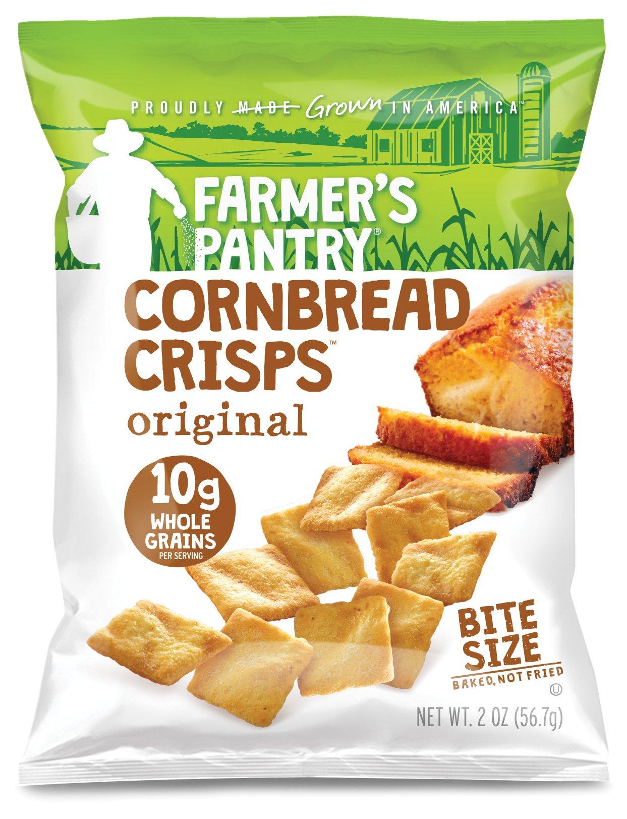 Farmer's Pantry Farmer's Pantry Original Cornbread Crisps, Original, 2 Ounce (Pack of 8)
