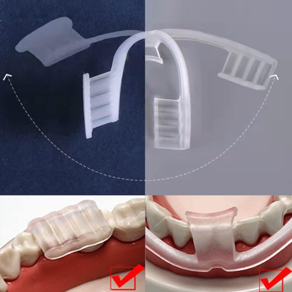 Hain Mouth Guards for Teeth Grinding, Dental Night Protector for Bruxism Clenching, Tmj, Snoring, No Color Additive,Custom Fit (4pcs)