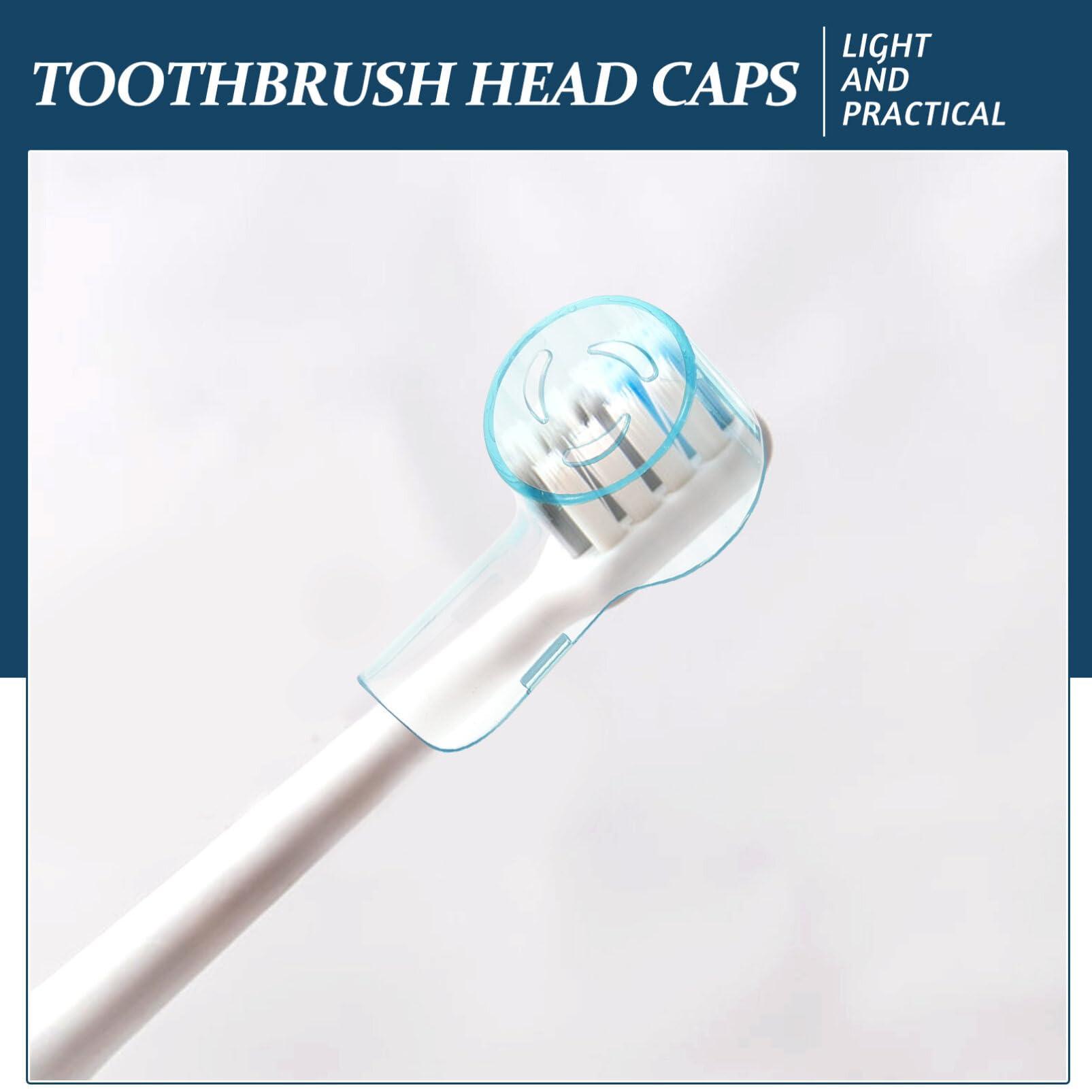 Healifty 6pcs Electric Toothbrush Head Cover Covers for Electric Toothbrush Travel Toothbrush Covering Covers Caps Electric Toothbrush Caps Toothbrush Caps for Travel Toothbrush Dust Caps