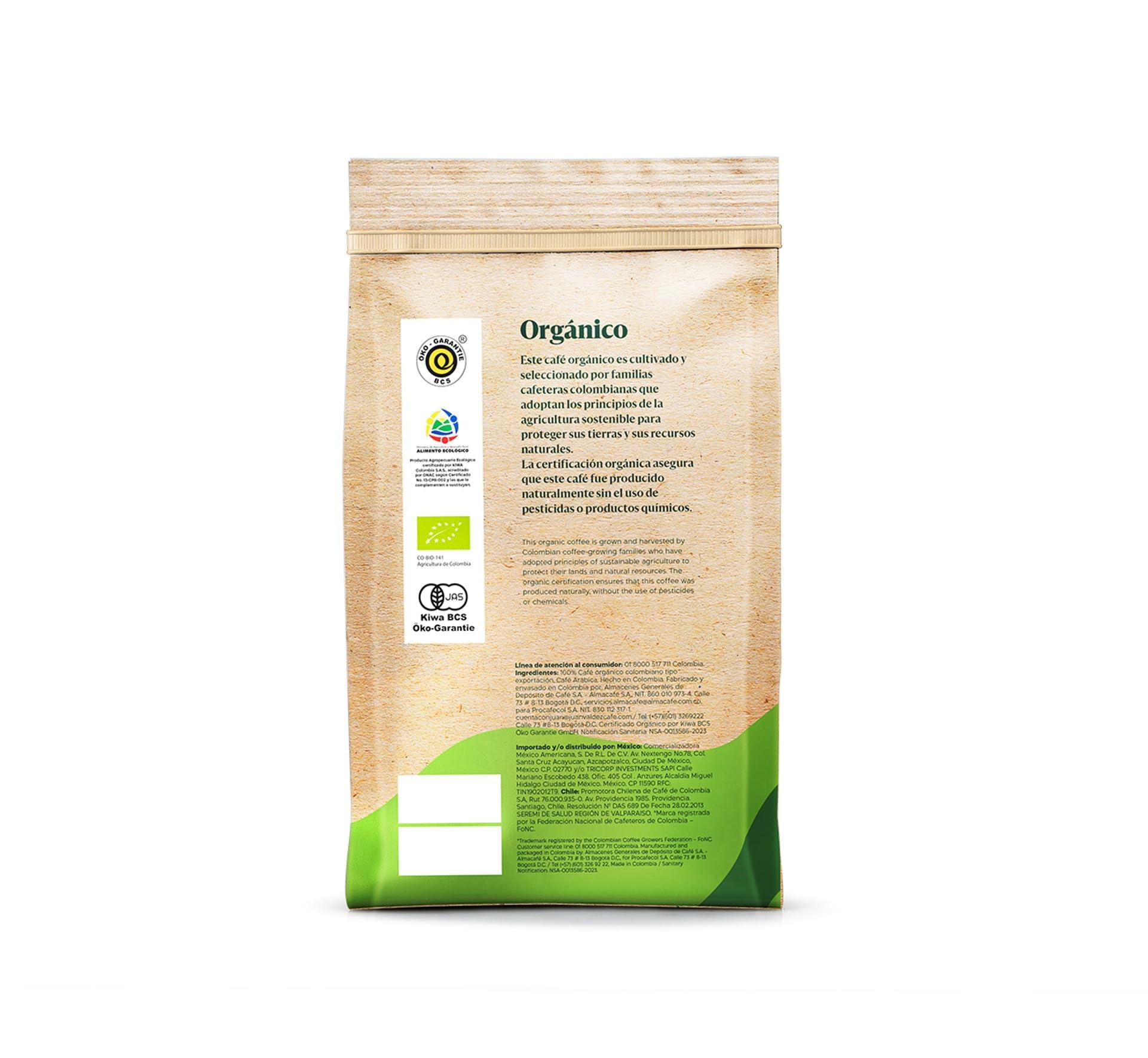 SC Products SC Products Juan Valdez Coffee Organic Cafe, 10 oz, Ground - Colombian Coffee (2 Pack)