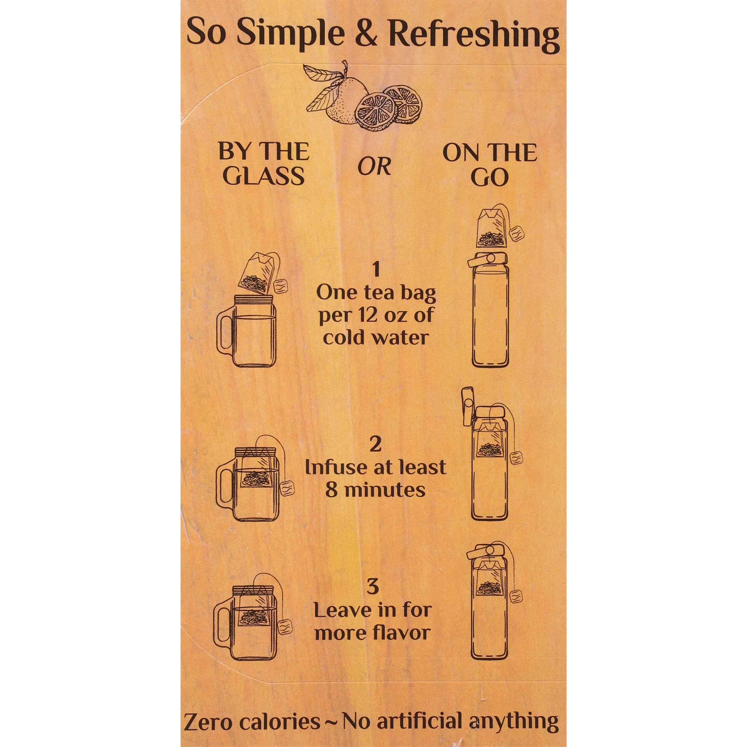 Bigelow Tea Bigelow Botanicals Blood Orange Tangerine, Caffeine Free Herbal Tea with Blood Orange & Tangerine Flavor, 18 Count (Pack of 6), 108 Total Tea Bags