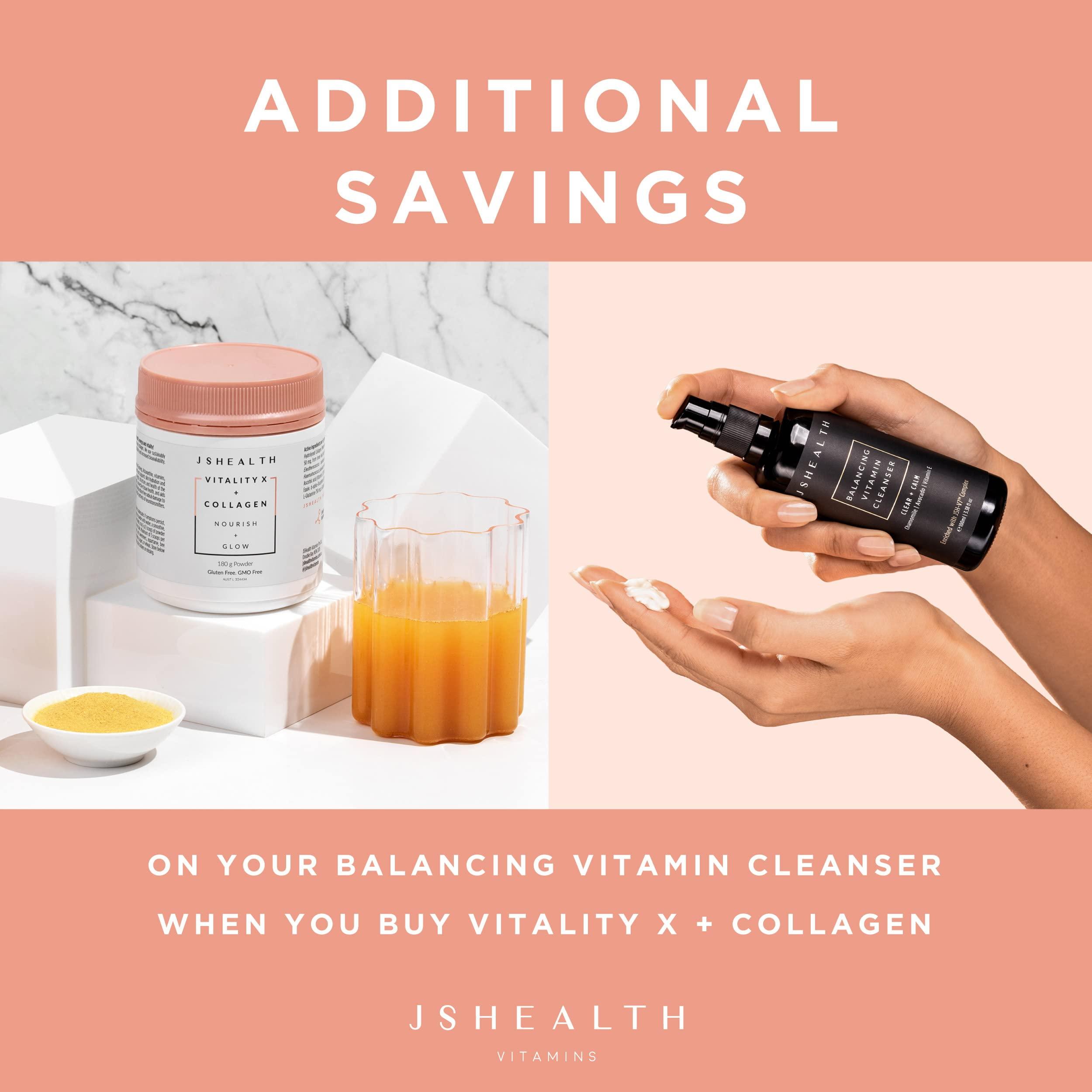 JSHealth JSHealth Vitamins Beauty Favorites Bundle - Includes Hair + Energy Hair Vitamins & Vitality X + Collagen Beauty Powder Supplement