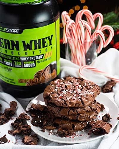Musclesport Musclesport Lean Whey Revolution™ Protein Powder - Whey Protein Isolate - Low Calorie, Low Carb, Low Fat, Incredible Flavors - 25g Protein per Scoop - 5lb Chocolate Ice Cream