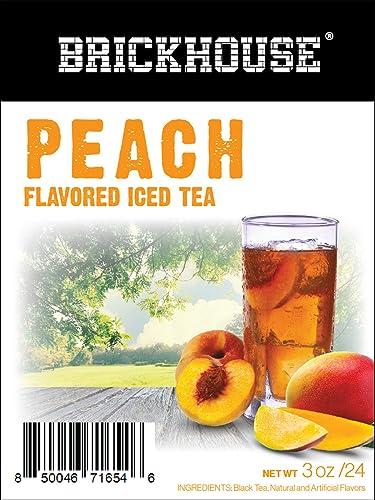 Brickhouse Brickhouse Peach Flavored Iced Tea, 24/3 oz packets, Loose Leaf with Filters