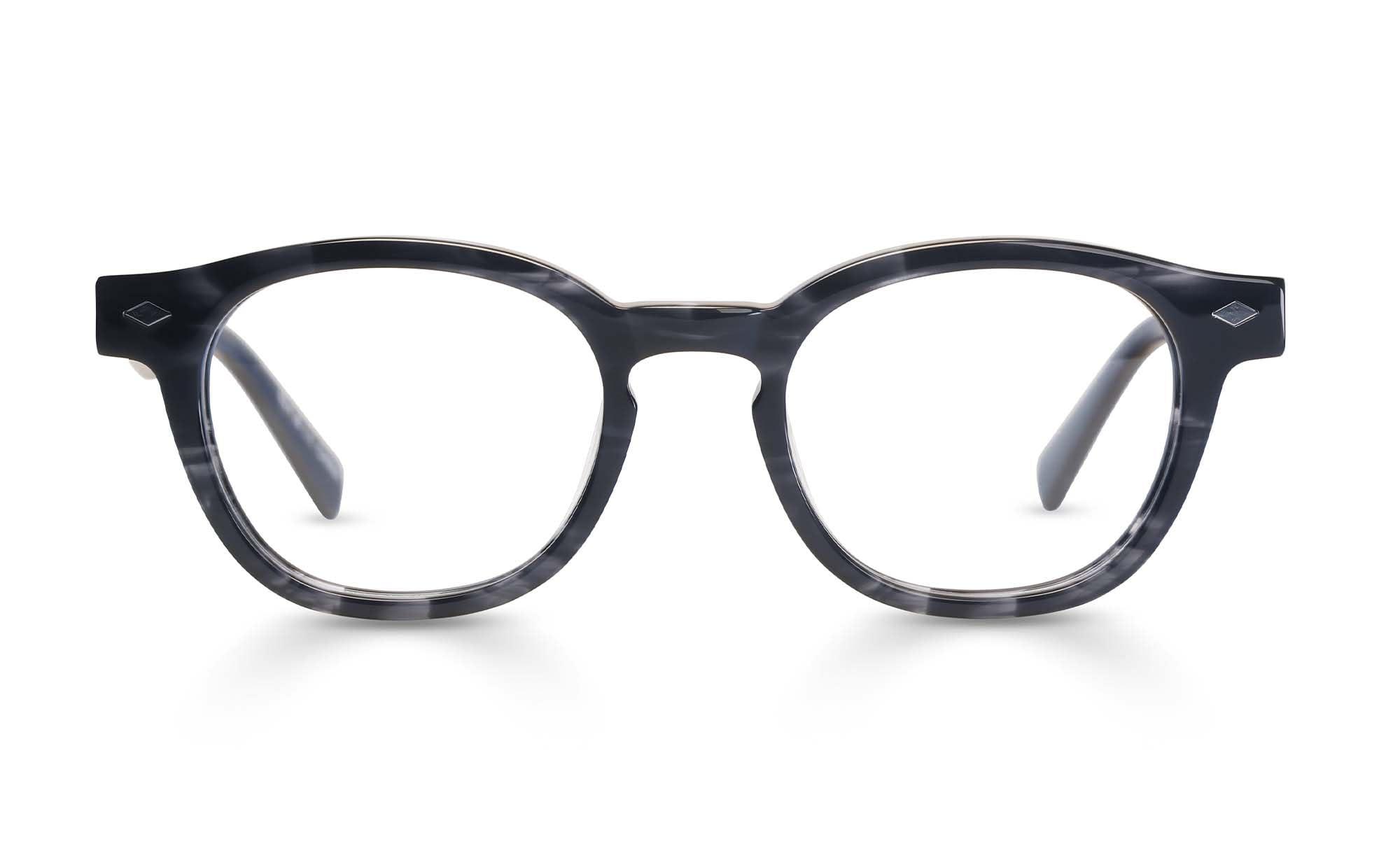 eyebobs eyebobs - Bitty Witty | Premium Reading Glasses for Men and Women | Round Frame for Narrow Faces, Black Granite, 1.00