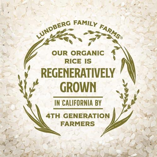 Lundberg Lundberg Basmati Rice, Organic Long Grain White Rice - Non-Sticky, Fluffy Aromatic Rice, Vegan Food, Healthy Meals, Gluten-Free Rice Grown in California, 32 Oz
