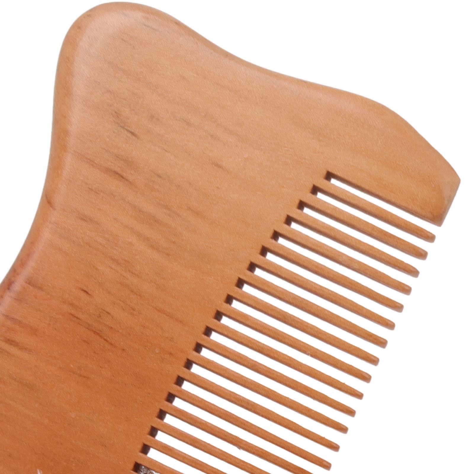 Vomeko Vomeko Wooden Baby Hair Brush and Comb Set - Baby Bathing Wood Comb, Wool Brush for Infants, N atural Bristle Baby Brush, Perfect Infant Hair Care and Grooming Set
