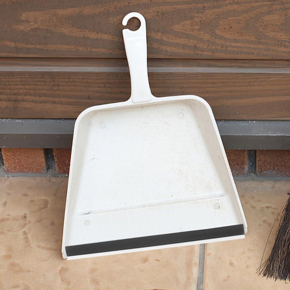 Gatuida Gatuida Plastic Strip Replacement for Dustpan, 8Pcs 26cm Dustpans Edge Bar Dust Pan Inlet Soft Pressing Strips Garbage Shovel Closing Edges Straps Dustpan Accessories Gray Black