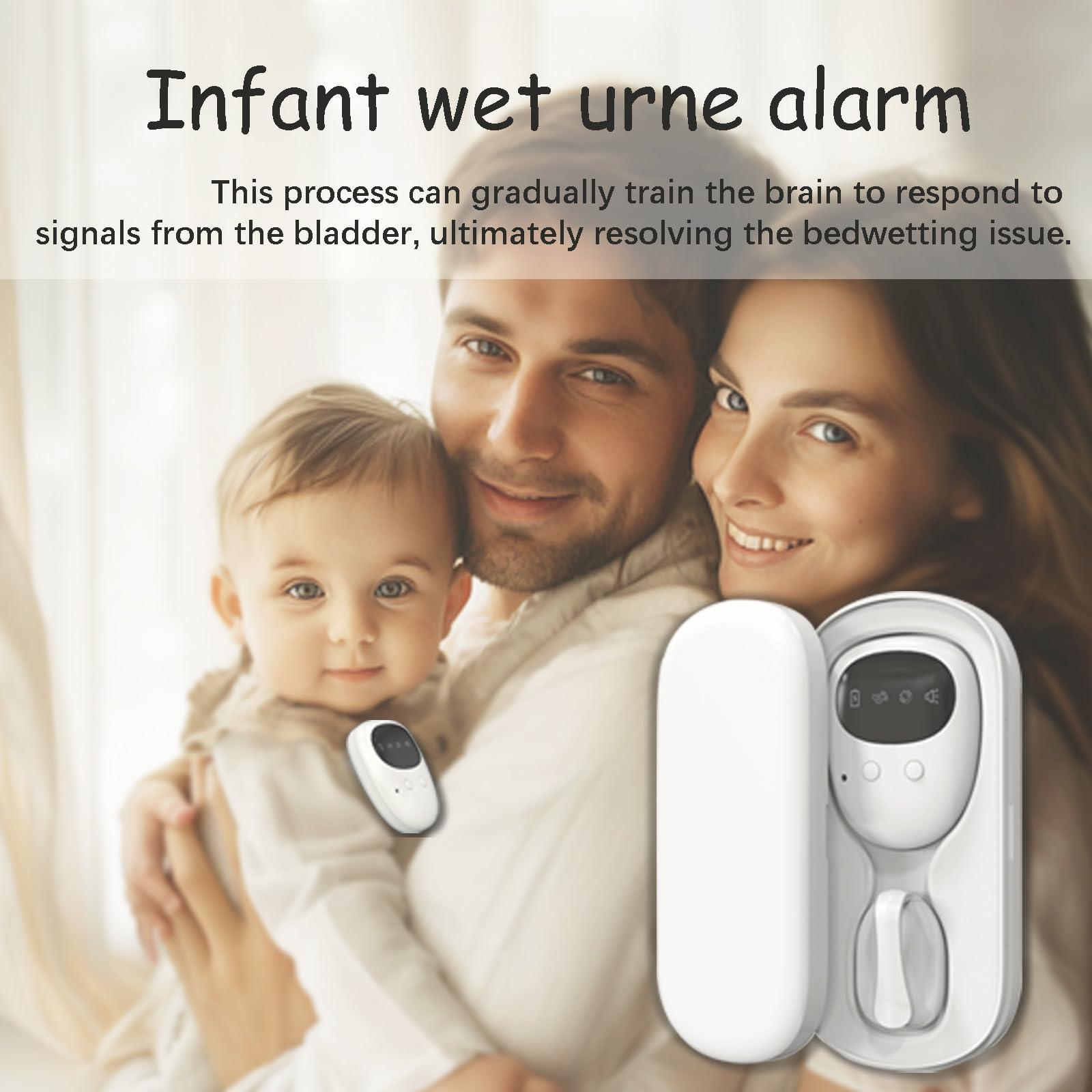 Invyxr Wireless Bedwetting Alarm for Boys and Girls, Bed Wetting Pee Alarms for Older Kids, Moisture Potty Alarm USB Rechargeable, 3 Working Modes