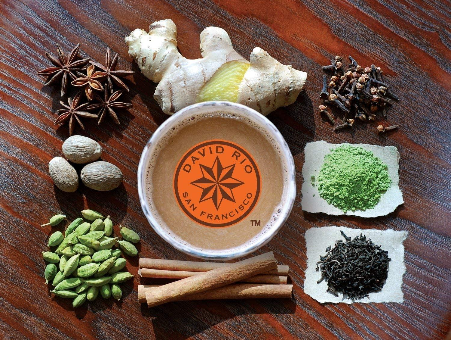 David Rio David Rio Chai Mix, Decaf Sugar Free, Flamingo Vanilla for Tea or Latte, 48 Ounce (Pack of 1)